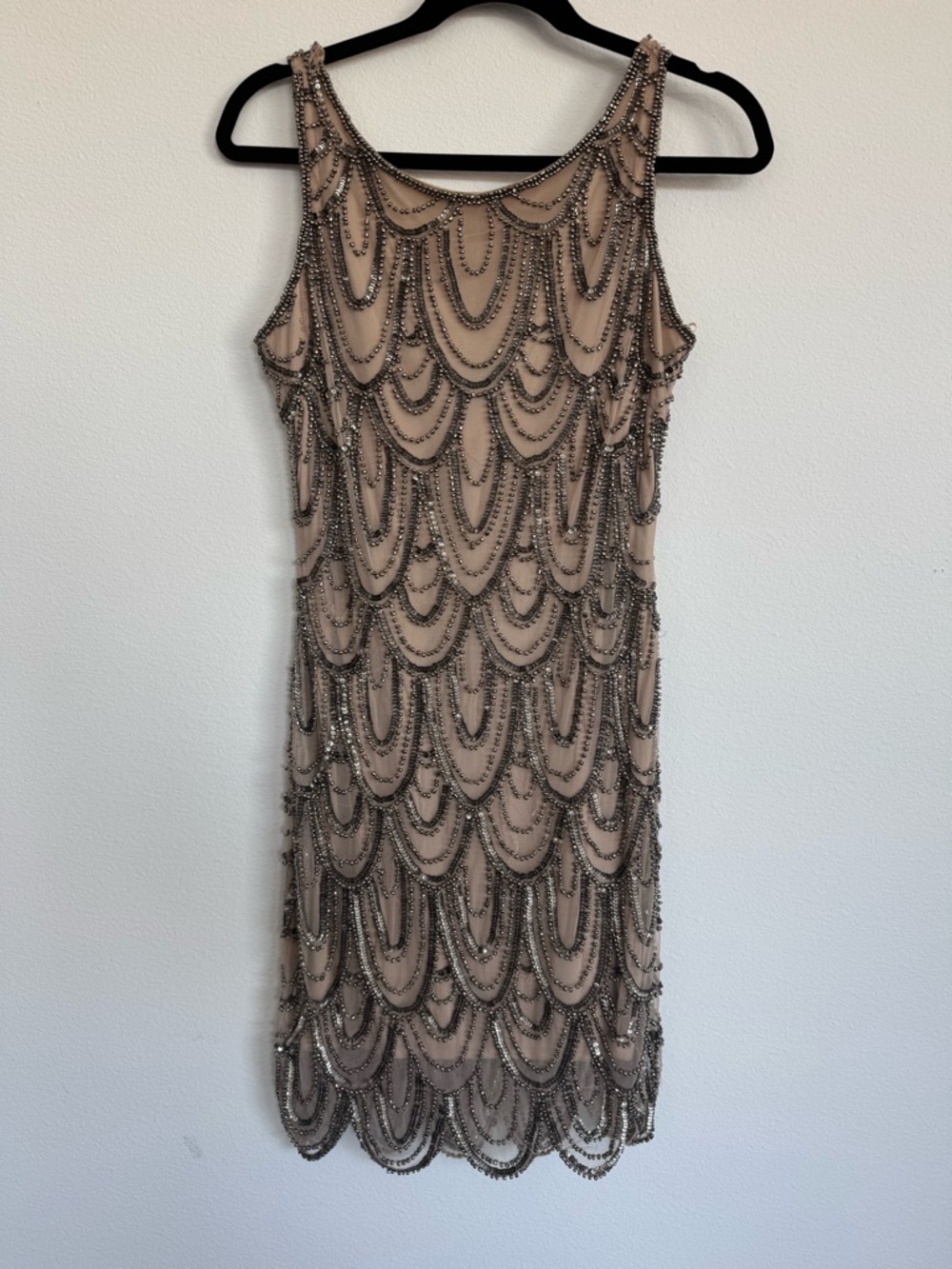 Pisarro Nights Beaded Mini Dress
